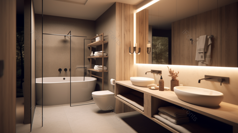 简约大气酒店酒楼卫生间洗手台设计,高清,摄影图,摄影图片,图片大全,摄影图免费下载